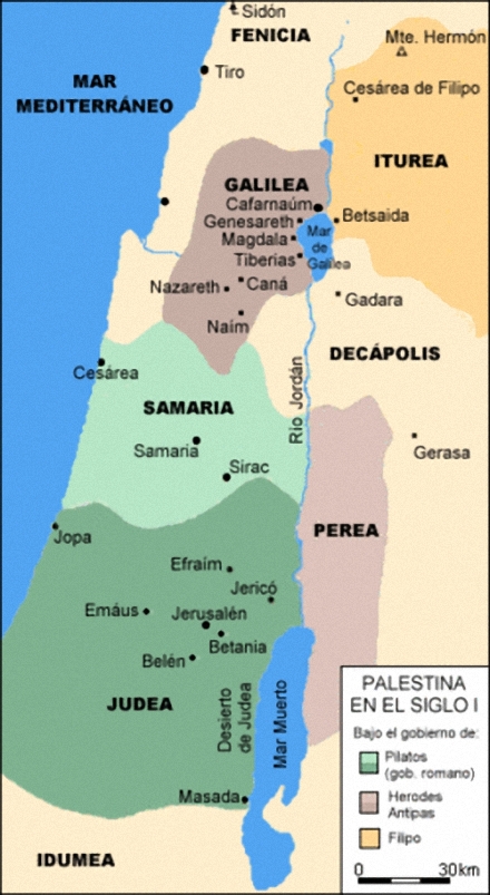 Palestina en los tiempos de Jesús